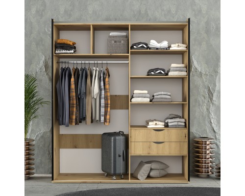 Шафа-купе SKS 1800*600*2400 ДСП/ДЗ-00-00025670