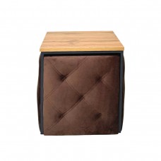 SKY 15/МЕТАЛ ЧОРНИЙ+ТАХО (ТЕМНИЙ ШОКОКЛАД)