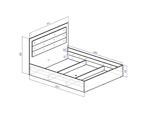 Сіті Ліжко 1600 СЛ-15-00-00026293