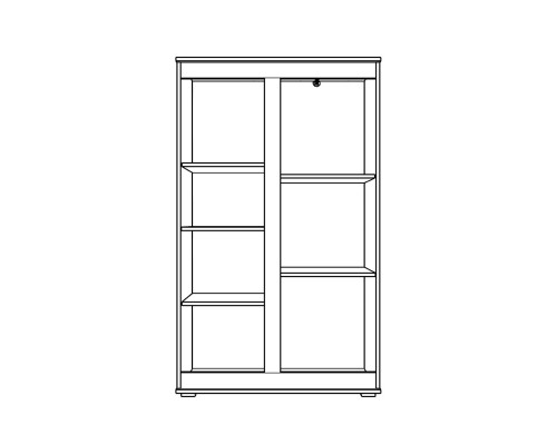 м/с Террі Пенал вітрина 2Д-00-00027535