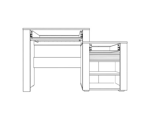 Бодена Стіл туалетний 1Д2Ш-00-00026228