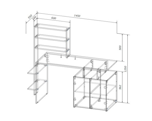 Стіл письмовий Багі -3-00-00024726